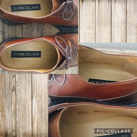 Mezlan Modica Two-Tone Wingtip Dress Shoes w/ Belt - Picture 8 of 8